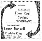 Tom Rush / Cowboy on Feb 27, 1971 [311-small]