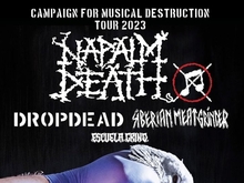 Napalm Death / Dropdead / Siberian Meat Grinder / Escuela Grind on Feb 21, 2023 [329-small]