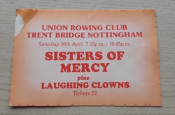 The Sisters of Mercy / Laughing Clowns on Apr 30, 1983 [418-small]