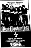 Blue Oyster Cult / Girlschool on Feb 22, 1984 [637-small]