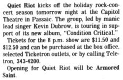 Quiet Riot / Armored Saint on Dec 1, 1984 [689-small]