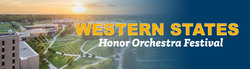 Official Banner of the 2021 Western States Honor Orchestra Festival, tags: Sarah Off, University of Northern Colorado Artists, Jubal Fulks, Edward W. Hardy, Sally Murphy, Chris Luther, Greeley, Colorado, United States, Gig Poster, Virtual - University of Northern Colorado Artists / Jubal Fulks / Edward W. Hardy / Sally Murphy / Sarah Off / Chris Luther on Nov 5, 2021 [085-small]