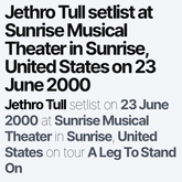 A leg to stand on Tour  on Jun 24, 2000 [114-small]