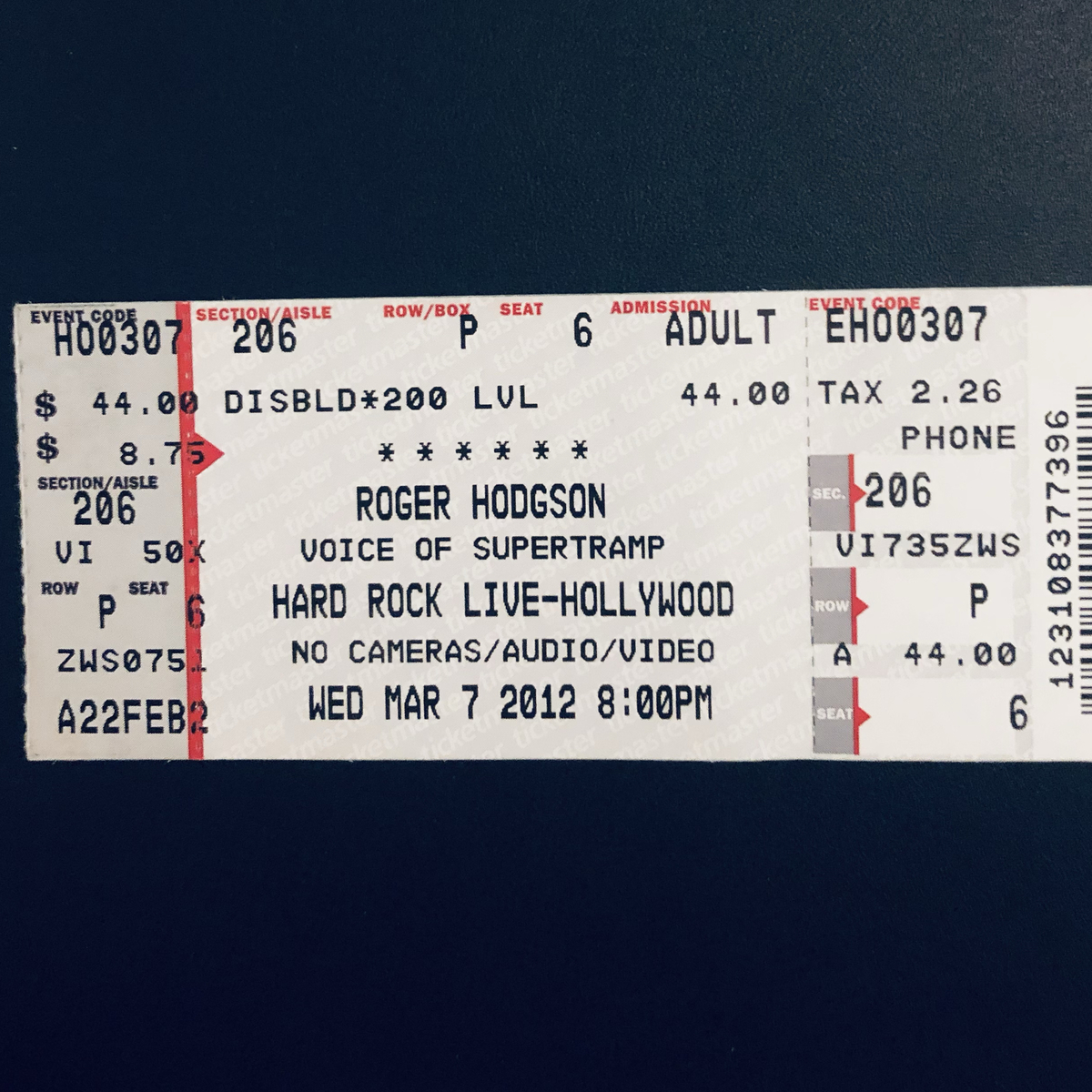 Roger Hodgson Concert & Tour History | Concert Archives