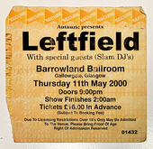 Leftfield / Slam on May 11, 2000 [550-small]