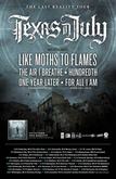 Like Moths to Flames / Texas In July / The Air I Breathe / Hundredth / One Year Later on Apr 3, 2012 [459-small]