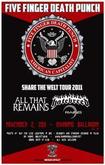 Five Finger Death Punch / All That Remains / Hatebreed / Rains on Nov 2, 2011 [470-small]