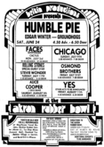 Black Sabbath / Humble Pie / Edgar Winter / Ground Hogs on Jun 24, 1972 [508-small]