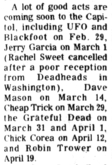Jerry Garcia Band / Rachel Sweet on Mar 1, 1980 [786-small]
