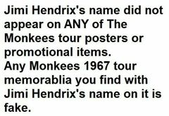 The Monkees / Jimi Hendrix / The Sundowners / Lynne Randell on Jul 9, 1967 [093-small]
