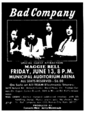 Bad Company / Maggie Bell on Jun 13, 1975 [216-small]