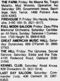 No means no / Tragic Mulatto / Mud Wimmin / Operation Ivy on Aug 7, 1987 [217-small]