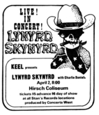 Lynyrd Skynyrd / The Charlie Daniels Band on Apr 2, 1975 [224-small]