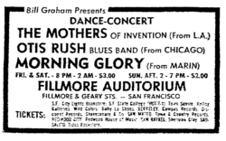 Frank Zappa / Otis rush / Morning Glory on Mar 4, 1967 [744-small]