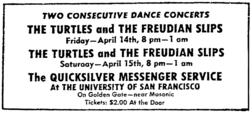 The Turtles / The Freudian Slips on Apr 14, 1967 [955-small]