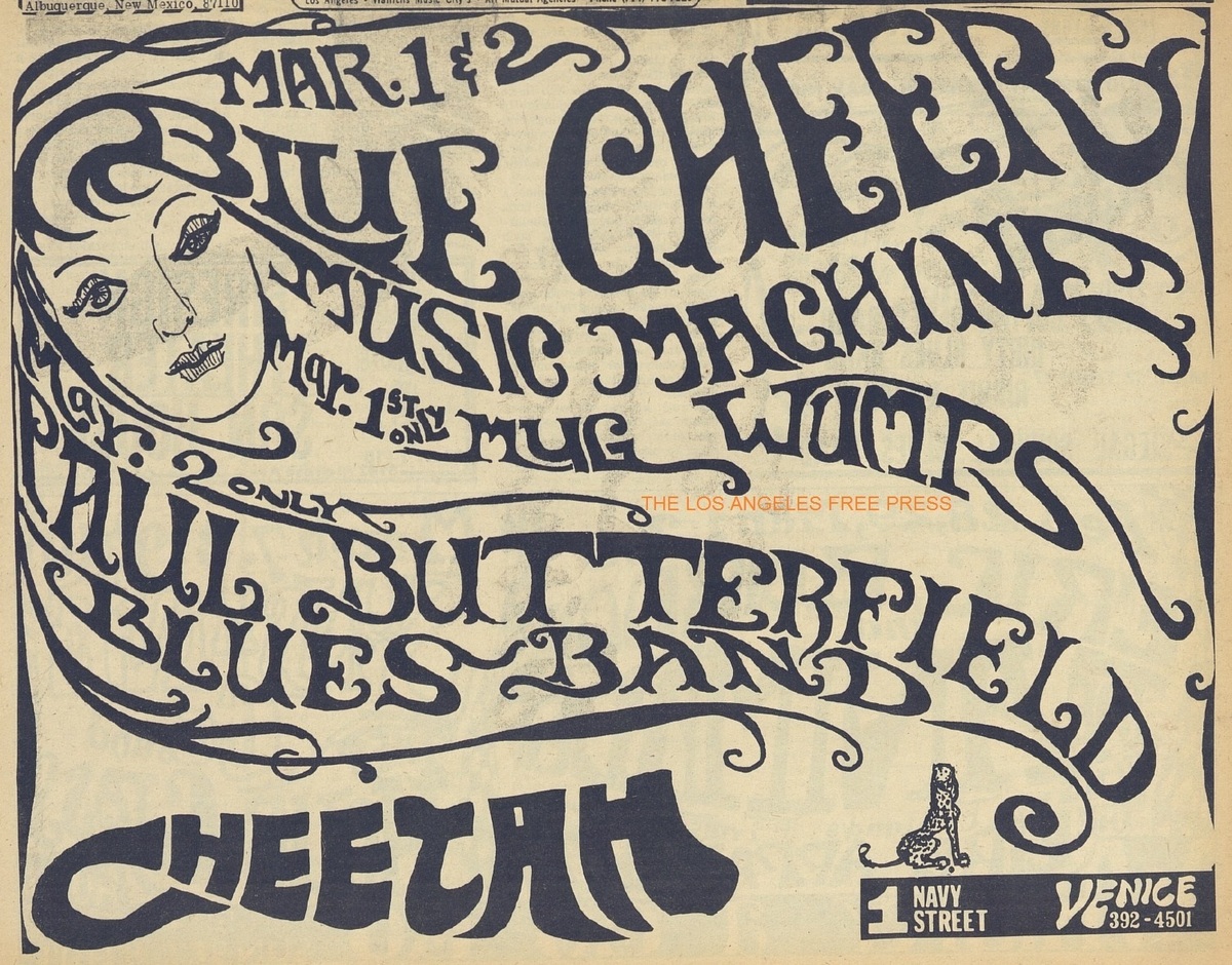 Blue Cheer Concert & Tour History | Concert Archives