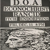 DOA / Econochrist / Rancid / Itch / Endorphins on Dec 11, 1992 [037-small]