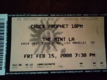 tags: Chuck Prophet, Hayes Carll, Los Angeles, California, United States, Ticket, The Mint - Chuck Prophet / Hayes Carll on Feb 15, 2008 [186-small]