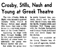 Crosby, Stills, Nash & Young / Joni Mitchell on Aug 25, 1969 [361-small]