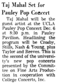 Crosby, Stills, Nash & Young / Taj Mahal on Dec 6, 1969 [383-small]
