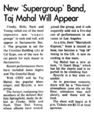 Crosby, Stills, Nash & Young / Taj Mahal / Bicycle on Dec 5, 1969 [398-small]