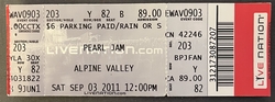 Pearl Jam / The Strokes / Queens of the Stone Age / Mudhoney / John Doe / Joseph Arthur / Glen Hansard / Liam Finn / Thenewno2 / David Garza / Star Anna and the Laughing Dogs / The Young Evils / Jason Lytle on Sep 3, 2011 [610-small]