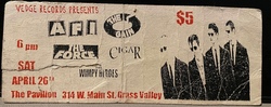 AFI / The Force / The Grain / Cigar / The Wimpy Heroes on Apr 26, 1997 [812-small]