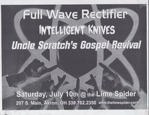 Full Wave Rectifier / Intelligent Knives / Uncle Scratch's Gospel Revival on Jul 10, 2004 [984-small]