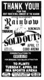 Rainbow / Pat Travers Band / Krokus on Apr 17, 1981 [000-small]