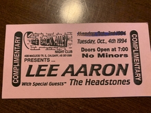 Lee Aaron / The Headstones on Oct 4, 1994 [459-small]
