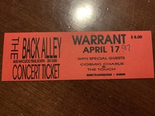 Warrant / Cosmic Charlie / The Touch on Apr 17, 1997 [469-small]