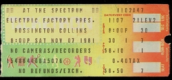 Rossington Collins Band / Henry Paul Band / Balance on Nov 7, 1981 [519-small]