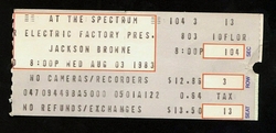 Jackson Browne on Aug 3, 1983 [525-small]