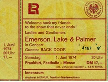 tags: Emerson Lake Palmer, Frankfurt am Main, Hesse, Germany, Ticket, Festhalle - Messe - Emerson Lake Palmer on Jun 1, 1974 [736-small]