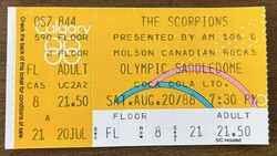 Scorpions / Kingdom Come on Aug 20, 1988 [825-small]