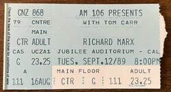 Richard Marx on Sep 12, 1989 [837-small]
