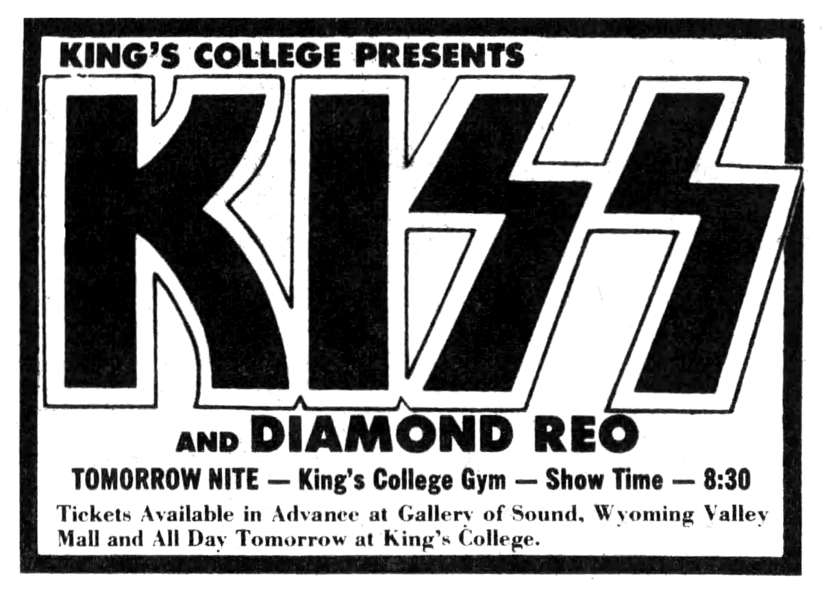 Concert History of King #39 s College Wilkes Barre Pennsylvania United
