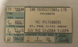 The Pretenders on Aug 19, 1984 [233-small]