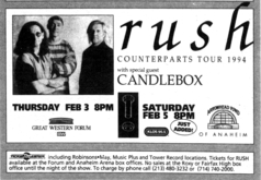 Rush Counterparts Tour on Feb 5, 1994 [249-small]