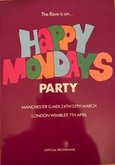 Programme cover, tags: Merch - Happy Mondays / 808 state / Gary Clail And On-u Sound System / DJ Paul Oakenfold on Apr 7, 1990 [820-small]