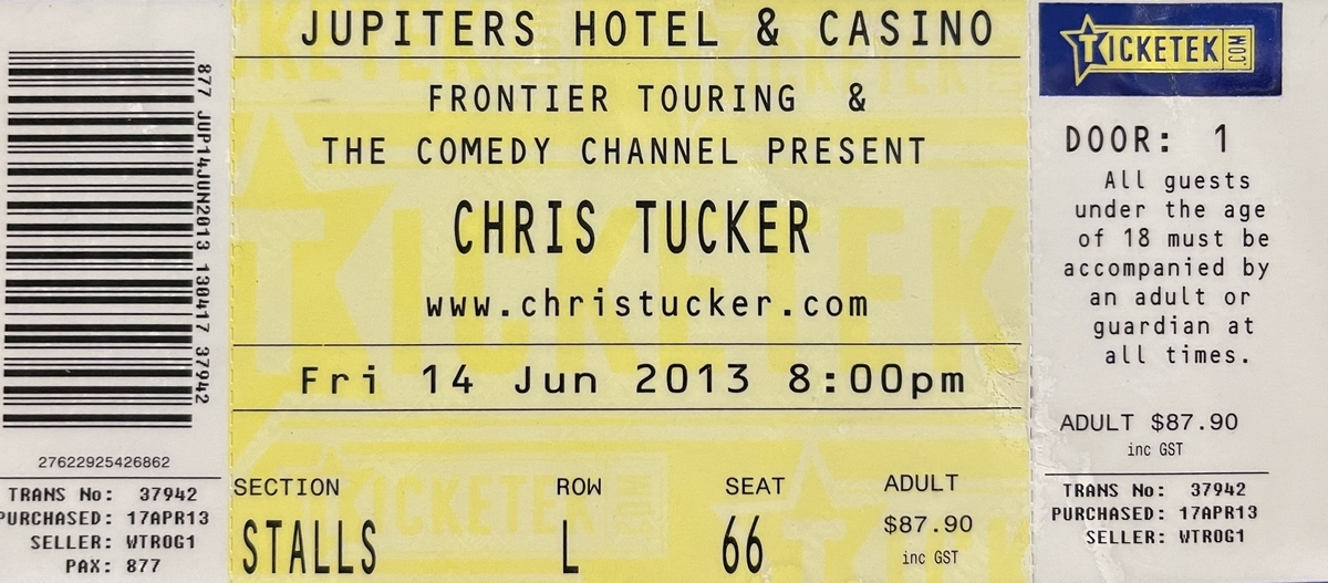 Chris Tucker: The Legend Tour 2023 in Chicago at The Chicago