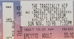 The Tragically Hip / Rheostatics on Nov 8, 1996 [462-small]