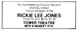 Rickie Lee Jones on Mar 27, 1982 [648-small]
