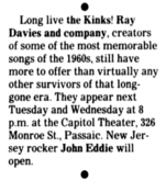 The Kinks / John Eddie on Mar 3, 1987 [176-small]