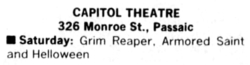 Grim Reaper / Armored Saint / Helloween on Oct 3, 1987 [179-small]