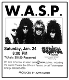 W.A.S.P. / Slayer / Raven on Jan 24, 1987 [214-small]