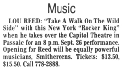 Lou Reed / The Smithereens on Sep 26, 1986 [105-small]