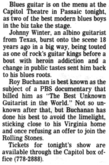 Johnny Winter / Roy Buchanan / The Outlaws on Nov 14, 1986 [108-small]
