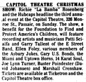 Marshall Crenshaw / David Johansen / Joe Lynn Turner / Ellen Foley / La Bamba and the Hubcaps / Uptown Horns / Gary Tallent / Gary U.S. Bonds / Soul Sonic Orchestra on Dec 22, 1985 [146-small]