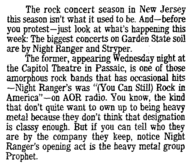 Night Ranger / Prophet on Nov 13, 1985 [148-small]
